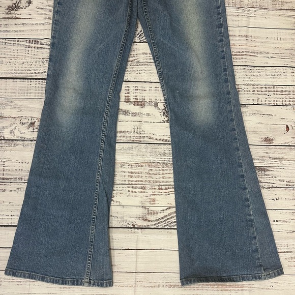 Express Precision Fit Cetine Bootcut Jeans Women's Size 8R Low Rise - Picture 2 of 7